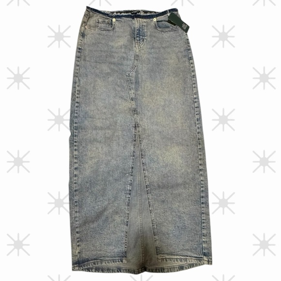 Wild Fable Women's Denim Maxi Skirt Sz 6R - Picture 1 of 4